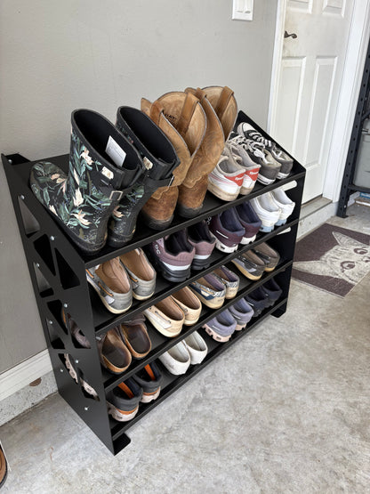 Shoe Rack- Aluminum 4 tier