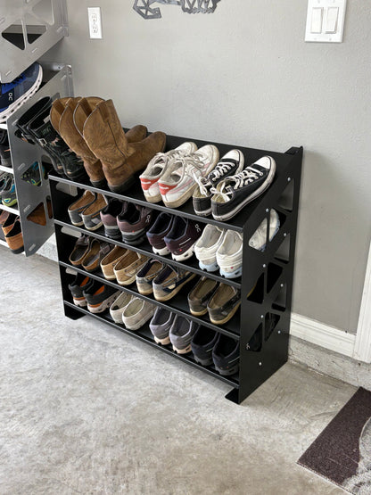 Shoe Rack- Aluminum 4 tier