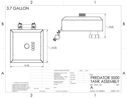 Generator gas tank - Predator 5000