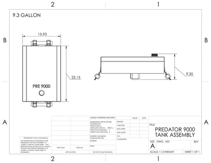 Generator gas tank - Predator 9000